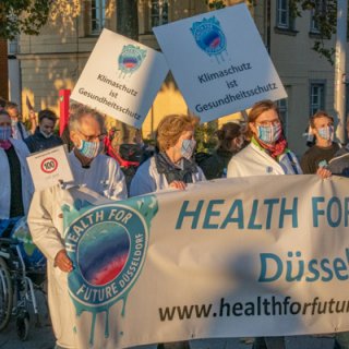 Ortsgruppe und weitere Teilnehmer an der Demonstration
